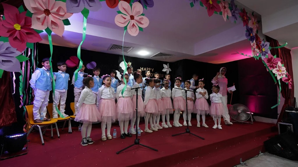 Spectacle scolaire sur scène